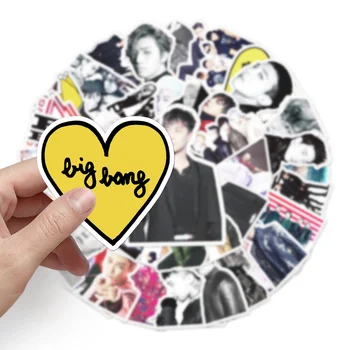 10/50gab Gudrs Self-made GD Superstar elks BIGBANG ' Scrapbooking Uzlīmes Dekoratīvās Uzlīmes DIY Foto Albumi