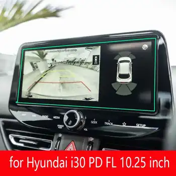 Rūdīta Stikla Ekrāna aizsargplēvi Par Hyundai i30 PD FL 10.25 collas Auto GPS Navigācijas 2020 2021 gadu Auto Rezerves Daļas