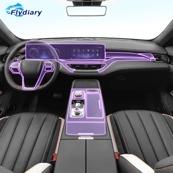 Ford Equato 2022-2023 Auto interjera Centra konsole transparentF TPU Krāsu aizsargājošu plēvi Anti scratch uzlīme LCD ekrāns PPF