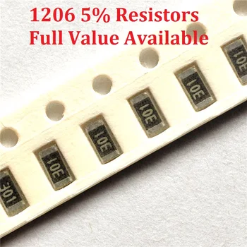 300pcs/daudz SMD Chip Rezistors 1206 27R/30R/33R/36R/39R 5% Izturību 27/30/33/36/39/Ohm Rezistori K Bezmaksas Piegāde