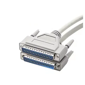 DB37 savienojuma kabelis, vīrietis ar vīrieti, 2-kārtas, 37-pin kabeli, kustības kartes kontroles signāla kabeli, PLC programmētājs, datu kabeli