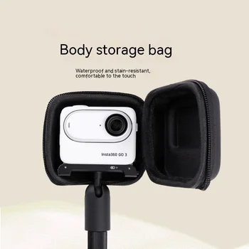 Par Insta360GO3 ķermeņa soma ēnu akmens īkšķi kameras mini uzglabāšanas 360go3 ūdensizturīgs un pretapaugšanas uzglabāšanas soma piederumiem