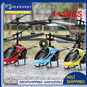 1~5GAB Veids, Tālvadības pults Helikopteru ar Gaismas Usb Uzlādes Kritums Izturīgs Mini Lidmašīnas Modelis Bērniem Izturīgas Rotaļlietas