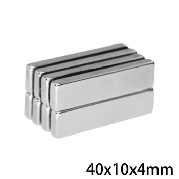 2~50GAB 40x10x4 mm Meklēšanas Lielas Quadrate Magnēts 40mm*10mm DIY Spēcīgu Magnētu 40x10x4mm Spēcīgu Neodīma Magnēti 40*10*4 mm