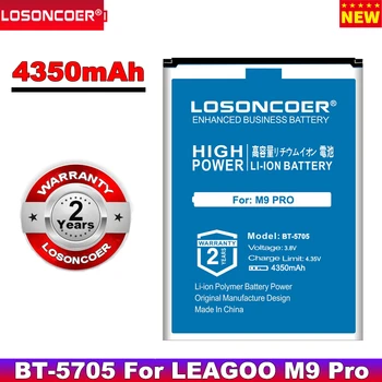 LOSONCOER 4350mAh BT-5705 Akumulatoru LEAGOO M9 Pro M9Pro Mobilo Tālruni +Ātri Nonāktu
