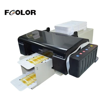 FCOLOR L800 Tintes PVC Karšu Printera vienpusējs Plasti ID Karšu Printeri, Digitālo vizītkarti Printeri
