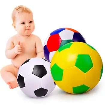Mīksto Futbola Bumbu, Bērniem, Futbola Iekštelpu Sporta Mini Mīkstu Pildījumu Soccerball Pret Nodilumu Izturīgs Mīksts Futbola Rotaļlietu Dzimšanas Diena Bērniem