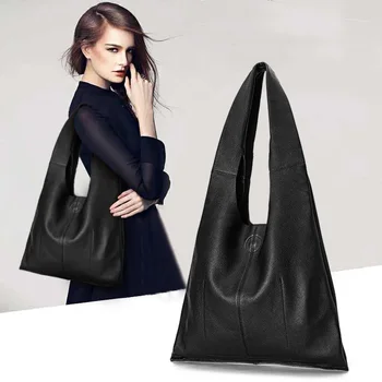 Ādas Sieviete Soma 2023 jaunu rokassomu soma modes dāmu soma augstas ietilpības pleca soma galvas ādas soma
