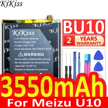 3550mAh BU10 Batterie Par Meizu U10 Akumulatora Bateria Batterij Akumulatoru AKKU Augstas Ietilpības Akumulators
