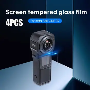 4gab HD Kamera Ierīču aizsargplēvēm Ekrāna Aizsargs, Rūdīta Stikla Insta360 VIENS RS 1-Inch