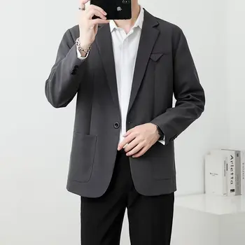 Vecākais nozīmē, uzvalks, veste, vīriešu planktona Shuai korejiešu versija jūra gadījuma zaudēt uzņēmējdarbības oficiāls uzvalks jaka slim Četri Gadalaiki