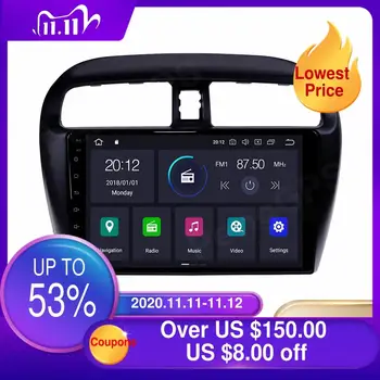 Auto DVD Atskaņotājs Mitsubishi Mirage 2012. - 2016. Gadam Touchscreen Multivides Radio Android 10.0 Auto Stereo, GPS Navigācija, Bluetooth OBD