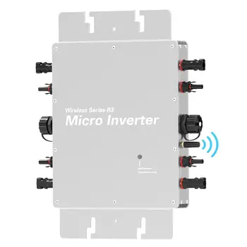 Microinverter 2000W 2400W 2800W Ūdensnecaurlaidīga Saules Inverter 12 Gadi Ražotājs IP68 Micro power inverter