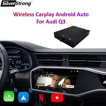 Bezvadu Carplay Audi Q3 2013. - 2018.gadam MMI 3G 2G RMC Pārbūvēt Auto Atskaņot Multivides Auto Reverse GPS Navigācijas Dekoderi AirPlay