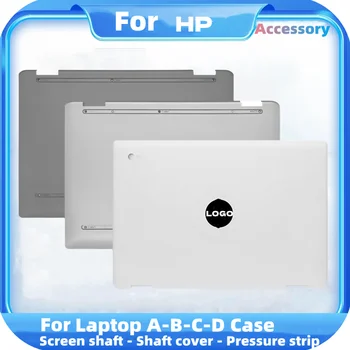 JAUNU Klēpjdatoru LCD Back Cover For HP X360 Chromebook 14 14B-CA TPN-Q228 L73307-001 Priekšējo Bezel Apakšējās Eņģes Vāka Augšējā Top Lieta