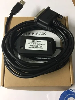 USB-SC09 ar Lielu Galvu FX Sērija, PLC Programmēšana Tiešsaistes Datu Līnijas Lejupielādēt Līnijas FX0/FX0S/FX1S/FX0N/FX1N/FX2N/A