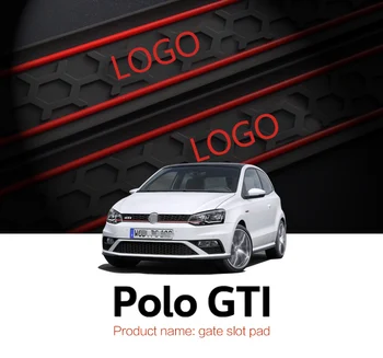 smabee Automobiļu Vārtiem spēļu spilventiņu Volkswagen Polo GTI neslīdoša mats 9pcs SARKANĀ, ZILĀ BALTS