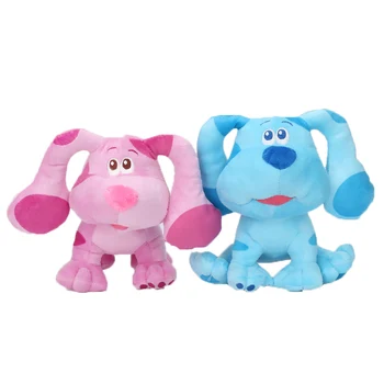 Burvīga Blue ' s Clues un Jūs Zila, Rozā, Mīkstu Mīļu Beanbag Dizaina Beanbag Plīša Rotaļlieta Cute Karikatūra Pildījumu Dzīvnieku