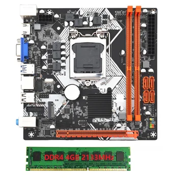ITX H110 Datoru Mātesplati ar 4G 2133Mhz DDR4 RAM LGA1151 DDR4 Atbalsta 32GB Gigabit Ethernet M. 2 Nvme PCI-E 16X