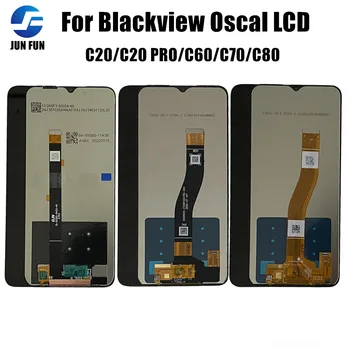 100% Oriģināls LCD Displejs Blackview Oscal C20 Pro C60 C70 C80 LCD Displejs, Touch Screen Digitizer Montāža Nomaiņa