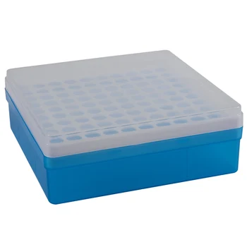 Plastmasas Square 100 Pozīcijām Laboratorijas 1,5 ml Centrifūgas Mēģenē Gadījumā Box