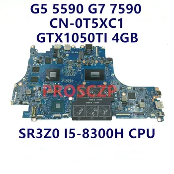 KN-0T5XC1 0T5XC1 T5XC1 Dell Inspiron G5 5590 G7 7590 VULCAN17_N17P SR3Z0 i5-8300H GTX1050Ti 4GB Klēpjdators Mātesplatē 100% Tests