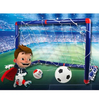 Futbols Mērķis, Bērniem, Mācības, Neto Uzstādīt Iekštelpās Salokāms Piemājas Futbola Pastu Accessoriesboysgamesoutdoors Nteractive Spēli Rotaļlieta