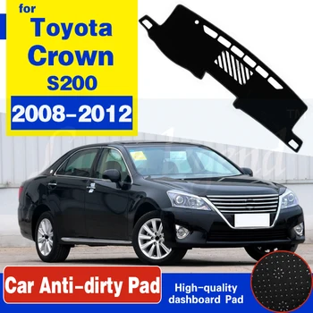 Toyota Crown Royal S200 2008~2012 Anti-Slīdēšanas Paklājiņš Paneļa Vāciņu Pad Saulessargs Dashmat Paklāju Auto Piederumi 2009 2010 2011