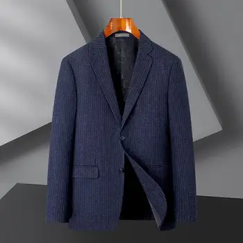 7039-Vīriešu uzvalku 2023 Rudenī un ziemā, jaunu produktu vīriešiem ir uzvalks biznesa gadījuma vienkāršība tīkla vienotā rietumu jaka vīriešu top coat
