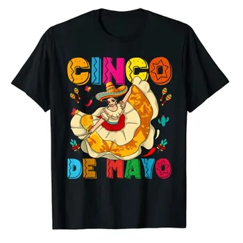 Cinco De Mayo Krekls Meksikas Meitene Dejo Jarabe Tapatío T-Krekls Smieklīgi Puse Kostīms Sieviešu Modes Grafiskais Tee Top Jaunums Dāvanu
