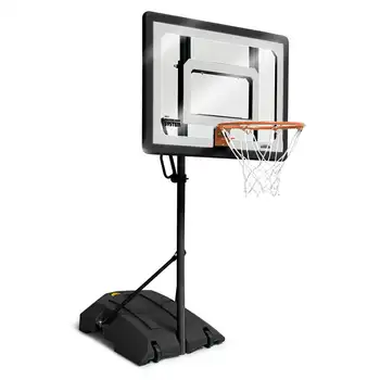 SKLZ Pro Mini Portatīvo Basketbola Sistēmas Hops ar Regulējamu Augstumu 3.5 līdz 7 Pēdām., Ietver 7. Mini Bumbu
