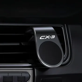 Magnētiskā Auto Telefona Turētājs Universal Gaisa Ventilācijas Magnētisko Tālruņa Turētājs Portatīvo L Formas Gaisa Ventilācijas priekš Mazda CX-3 Auto Piederumi