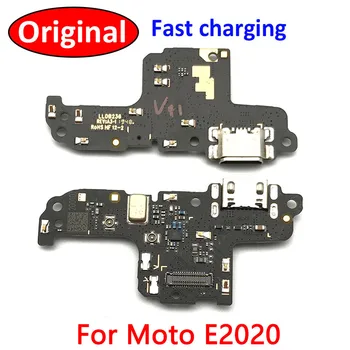 Oriģinālais USB Uzlādes Ostas Valdes Doks Flex Kabelis Motorola Moto E2020 Lādētāja Ports Savienotājs Valdes Flex Kabelis Nomaiņa