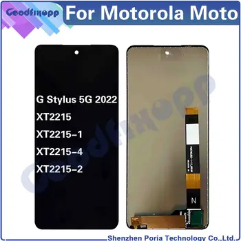 Par Motorola Moto G Stylus 5G 2022 XT2215 XT2215-1 XXT2215-4 XT2215-2 LCD Displejs, Touch Screen Digitizer Montāža Nomaiņa