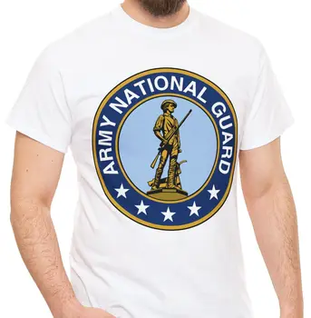 Militārās Armijas Nacionālās Gvardes ASV Dāvana Vīriešu Grafiskais T Krekls Tee S M L XL garas piedurknes