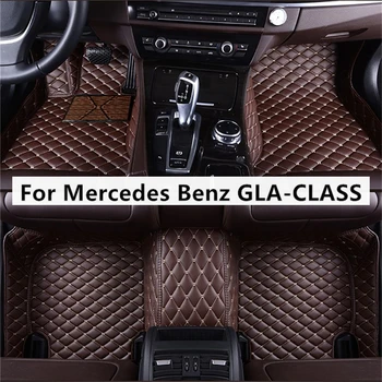 Tīrtoņa Krāsu Dimanta Pasūtījuma Automašīnas Grīdas Paklāji Mercedes Benz GLA KLASES H247 X156 2013-2023 Gadiem Auto Paklāji, Kāju Aksesuāri