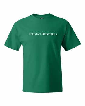 Lehman Brothers LogoTees Retro Pasaules finanšu pakalpojumi sabiedrība Vintage T-krekli
