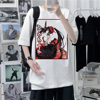 kurumi tokiaki t-krekli vīriešu Japāņu vasaras tshirt vīriešu grafiskais y2k drēbes