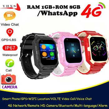 RAM 1 GB+8GB ROM Android 8.1 Smart 4G Mazulis GPS WIFI Izsekot Atrašanās vietu Bērnu Studentu Kameru, Balss Video SOS Zvanu Tālrunis Whatsapp Skatīties