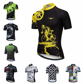 Ir 2021. Riteņbraukšana Jersey Vīriešu mtb Road Bike Velosipēdu krekls Ropa Ciclismo maillot Sacīkšu Top Kalnu Ceļu, Žaketes Vienotu Melns Dzeltens