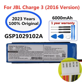 Jauns Oriģināls Skaļrunis Skaļruņa Battery 6000mAh Par JBL Maksas 3 2016 Versija GSP1029102A Atskaņotājs, Skaļrunis Rechargable Batteries