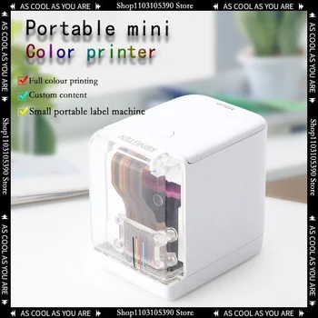 Krāsa 12.7 mm Rokas Printera Multi-valodas Sistēma Rokas Tintes Printeri Diy Mazu Tintes Printeriem, Mazās Pārnēsājamās