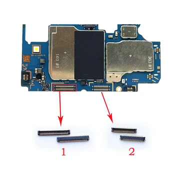 2GAB LCD Ekrānu ražošanas procesu kontroles Savienotājs Samsung A10 A105 A105F USB Lādētāju, Lādēšanas Kontaktu spraudņu
