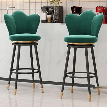 Stilīgs Dizainers Bāra Krēsli Mūsdienu Metāla Kārtas Zelta Dizaina Ziemeļvalstu Krēslu Minimālisma Ērti Barkrukken Mājas Mēbeles