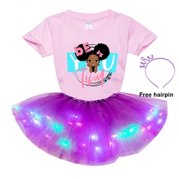 Baby Girl Apģērbu Komplekti Melnā Princese Vasaras Meitene Īss T-krekls+gaismas Svārki+matadatu 3-piece Set Meitene Gadījuma Baleta Tutu Kleita