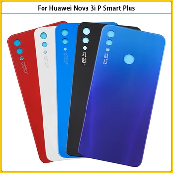 10PCS Par Huawei Nova 3i INE-LX1 Akumulatoru Atpakaļ Vāciņu Aizmugurējo Durvju Huawei P Smart Plus Stikla Paneli Akumulatora Korpuss Gadījumā nevar Aizstāt