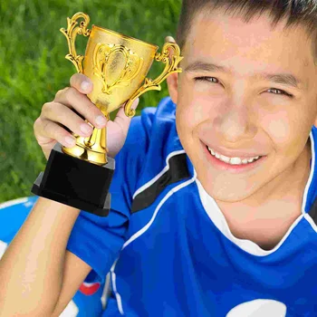 Trofeju Trofejas Balvu Plastmasas Zelta Bērni Balvas Kauss Mini Tases Uzvarētājs Bērni, Alga Smieklīgi Trophytrophy Medaļas Futbola Rotaļlietas Zelta