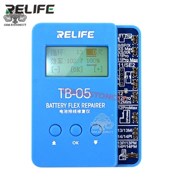 RELIFE TB-05 Akumulatora Kabelis Remonts Instrumenta Iestatīšana-bezmaksas un Boot-bezmaksas Pielāgoties Dažādu Modeļu IPhone IP8G-14PM