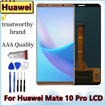 6.0 collas Huawei Mate 10 Pro LCD Displejs, Touch Screen Digitizer Par Huawei Mate 10 Pro Displeja BLA -L 29 Rezerves Daļas