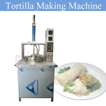 Automātiskā Olbaltumvielu Pankūku/Roti Chapati Maker Machine/Tortilla Veidošanas Mašīnas